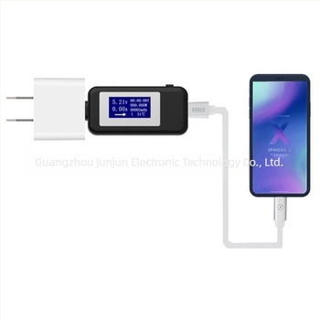 Type-C USB teszter digitális kijelzővel, DC voltmérő és ampermérő, feszültség- és töltésmérés