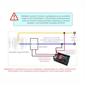 AC60-500V feszültség- és áramerősség-mérőfej, magas pontosságú digitális dupla kijelző, 220V/ háromfázis 380V