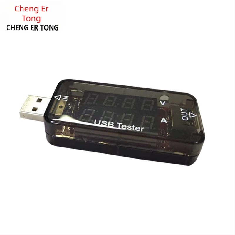 USB-tesztelő áram- és feszültségmérő, nagy pontosságú 3/4-jegyű digitális kijelzővel