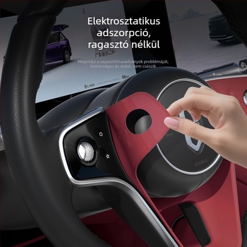 Wenjie M9/M8/M7 kormánykerékhez illeszkedő szilikon védőpad, belső dekoráció és gombok fóliája