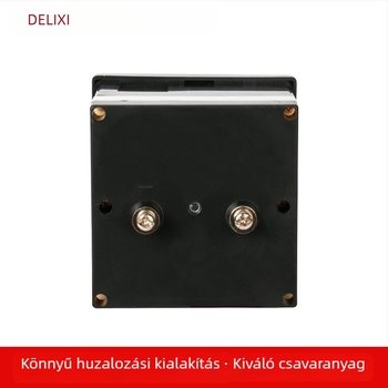 Delixi 6L2 ampermérő, 80×80 mm, árammérő, tartományok: 200/5, 300/5, 100/5, 500/5, 600/5, mutatótípus