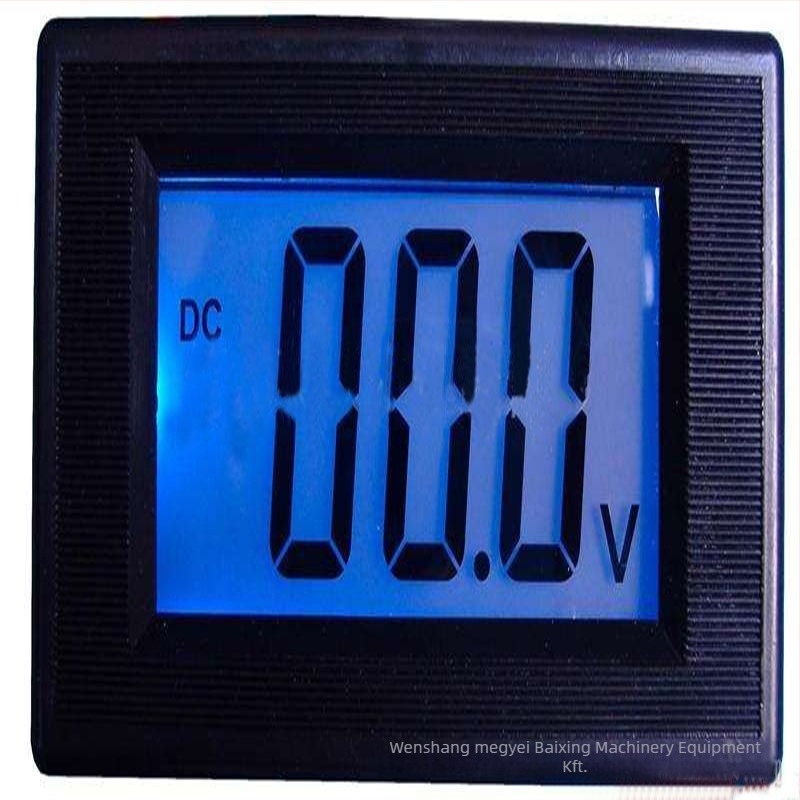 DC digitális amper- és voltmérő izolációval, LCD 3,5 számjegyű kijelző, 12-es tartomány, 1% pontosság, 220V ellátás
