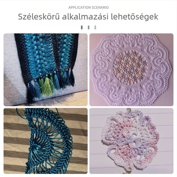 Műanyag DIY kötőtűk, eszköz; 10 darabos doboz; modern stílus.