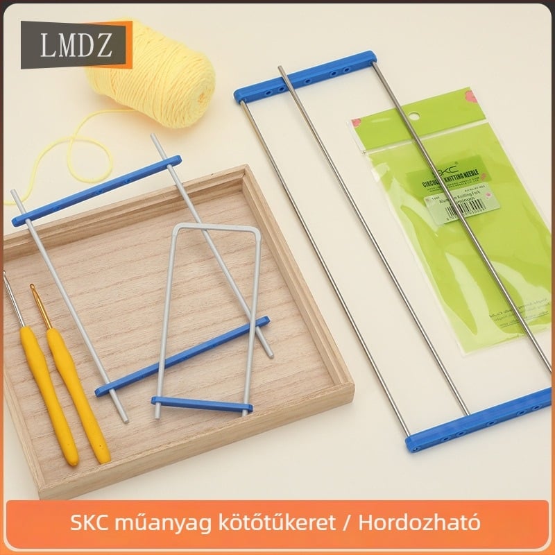 Műanyag DIY kötőtűk, eszköz; 10 darabos doboz; modern stílus.