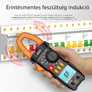 600A AC áramkör klipszmérő, univerzális digitális klipszmérő hangos bejelentéssel