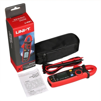 UT210E Clamp Meter — mini digitális klipszmérő, AC/DC áram, tartomány 2A–200A