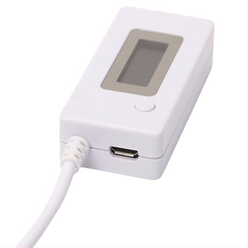 USB áram- és feszültségteszter USB akkumulátorokhoz – kézben tartható áram- és feszültségmérő