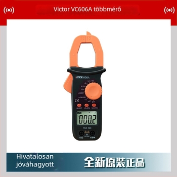 Victor VC606C digitális csipesz-ampermérő, magas precizitás, digitális kijelző, méréstartomány 400 A