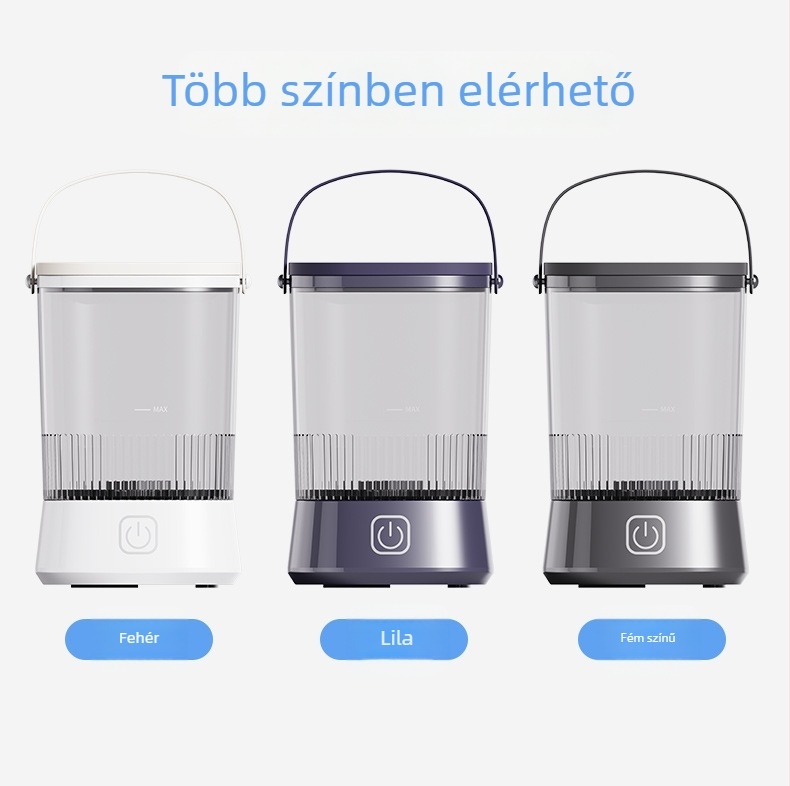 Elektromos sminkecset tisztító vödör-stílusban, automatikus működés, modell BC10, 300 ml kapacitás