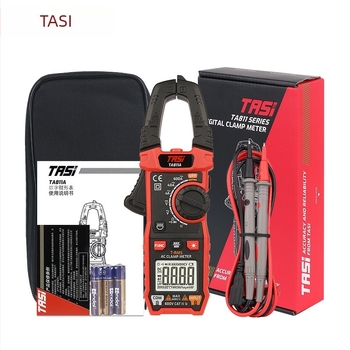 Teanz TA811A klampmeter digitális multiméterrel, magas pontosságú AC/DC feszültség- és árammérés, 6000-es kijelző, 0–600 A tartomány.