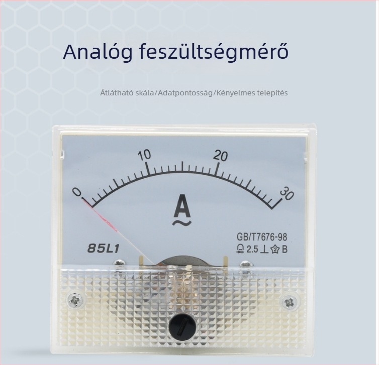 Pointer típusú váltóáramú amperemérő fej 85L1, 0-100 A