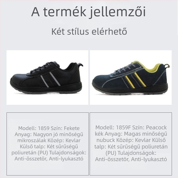Védőcipők 6KV izolációval, anti-ütés és anti-perforáció, acél orr, csúszásmentes, kopásálló