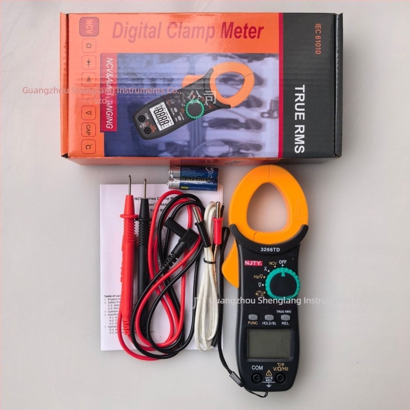 3266TD Digitális csipeszes multiméter váltóáramhoz, LCD kijelzővel
