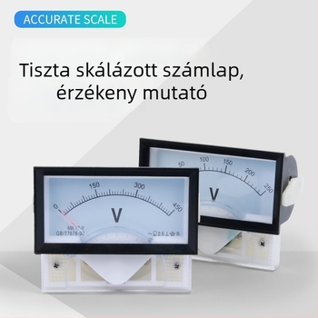 69L17 Analóg váltakozóáram- és feszültségmérő, 450V, 50/5A, 100/5A, 200A, 300A