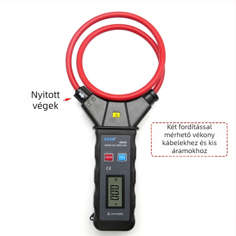 Iridium 6900 Rugalmas Nagyáramú AC Clamp Meter