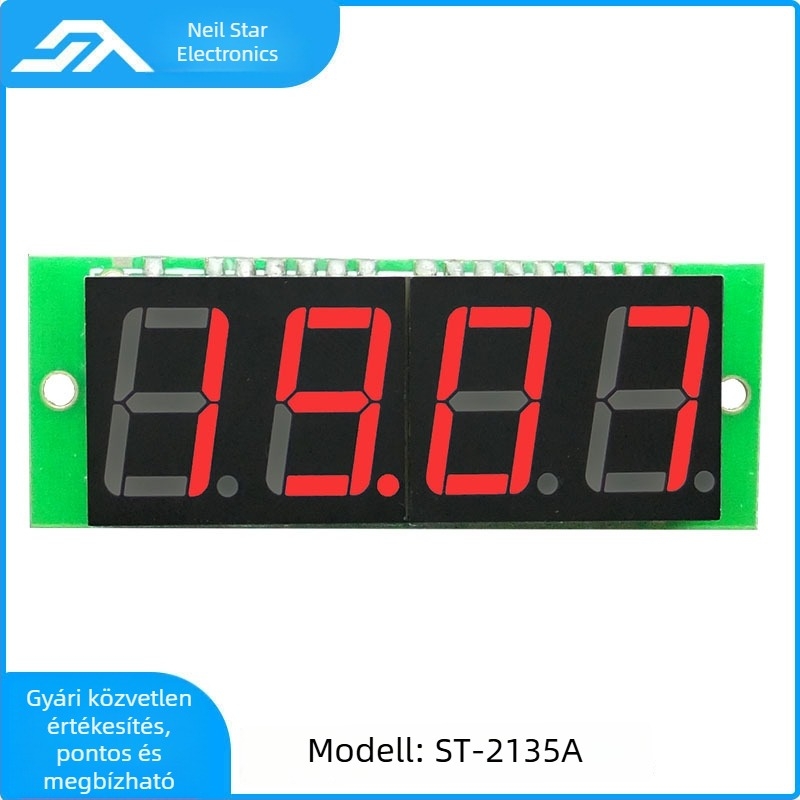 ST-2135A 3,5-es digitális DC panelmérő, magas pontosságú, feszültség és áram mérése