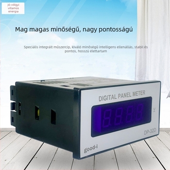 DP-32D digitális DC feszültség- és áramerősség-mérő, tartomány 1999, pontosság 99,9%, tápfeszültség 24–240V, Gu Yi