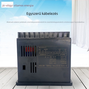 DP-32D digitális DC feszültség- és áramerősség-mérő, tartomány 1999, pontosság 99,9%, tápfeszültség 24–240V, Gu Yi