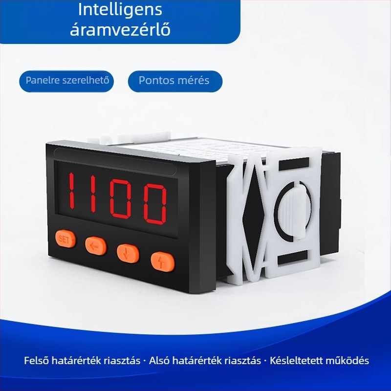 Fengqi A31 digitális kijelzős kapcsoló típusú ampermérő, felső és alsó határriasztással, betápláló szállítószalag-vezérléshez, intelligens digitális kijelző