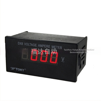 TOKY Dongqi DA8-AV100 DA8-DA2 Panelre szerelt 4,5-jegyű DC mérő