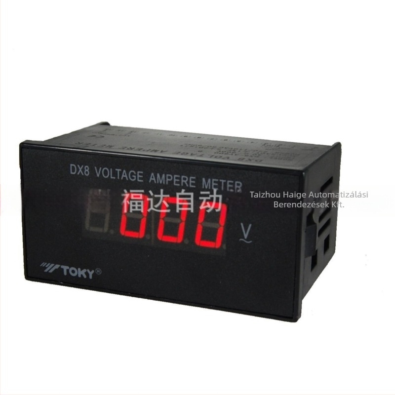 TOKY Dongqi DA8-AV100 DA8-DA2 Panelre szerelt 4,5-jegyű DC mérő