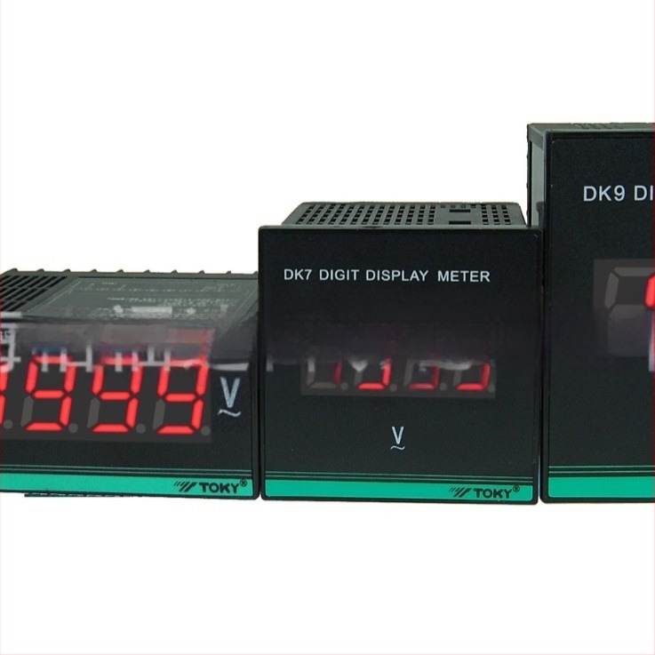 TOKY DK8A-AV200 DC feszültségmérő, 3,5‑digit kijelző, DK8C-DA10