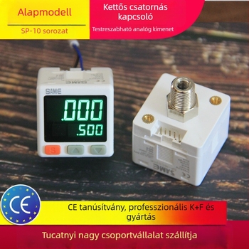 SAME Digitális nyomásfigyelő kijelző, nyomáskapcsoló vezérlő, pozitív/negatív nyomás mérő, analóg feszültség/áram kimenet (NPN)