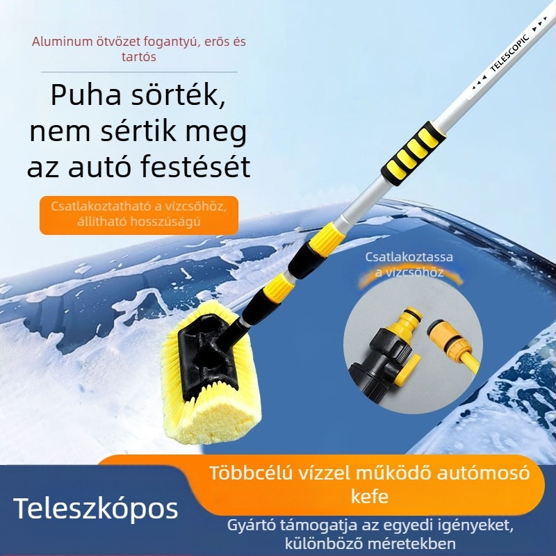 Willida Autómosó Ecset – Hordozható, Levehető, Alumínium Ötvözet