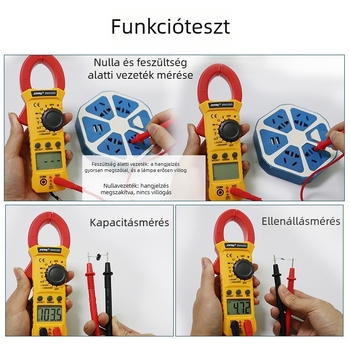 BM528D digitális csipeszes multiméter, univerzális ampermérő, automatikus kikapcsolás és hangjelzés