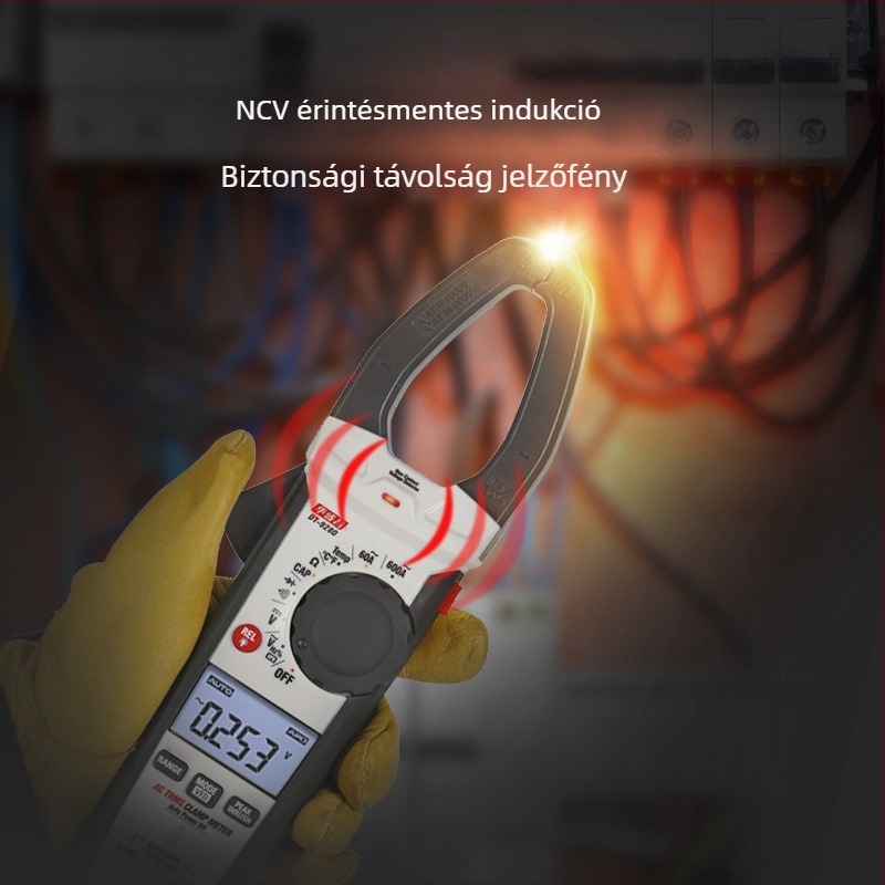 CEM Huashengchang DT-9280 digitális clamp-mérő, nagy pontosságú True RMS, automatikus digitális kijelző