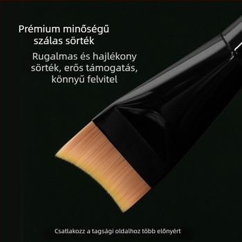 Alapozó ecset – szintetikus szálak, műanyag nyelet, egyedi csomagolás, egyenletes felvitel