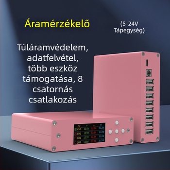Magas pontosságú DC árammérő készülék USB töltési áram mérésére