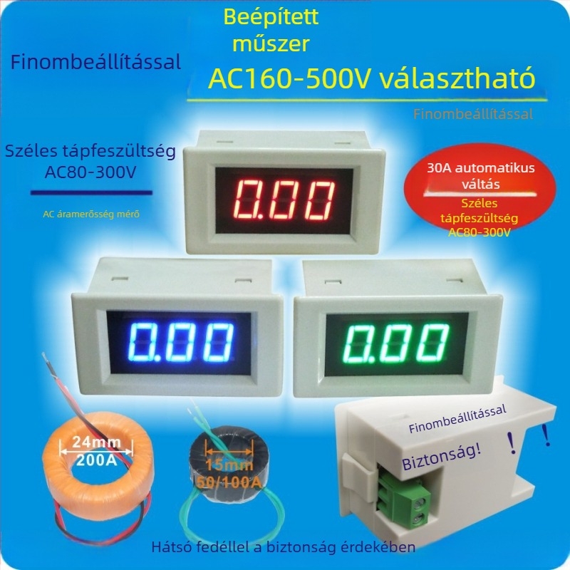 YB4835 Digitális kijelzős AC ampermérő fej 85L17 mutatóhoz, D85-240T