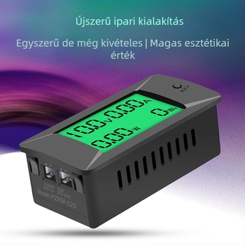 Peacefair DC digitális feszültség- és áramerőmérő kijelzővel, többfunkciós teljesítmény- és energiafogyasztás mérő, modell Pzem-025, 0–300 V, 1% pontosság