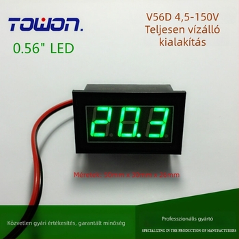 V56D vízálló kapszulázott feszültségmérő DC 4.5-150V elektromos járművekhez