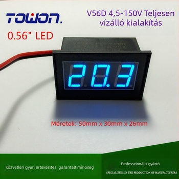 V56D vízálló kapszulázott feszültségmérő DC 4.5-150V elektromos járművekhez