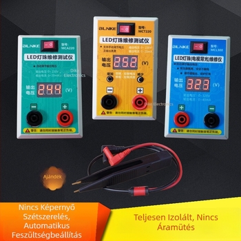 BLNK MCT220 Digitális feszültségmérő készülék LCD TV háttérvilágítás teszteléséhez, LED-diódák javítása, teljes izoláció és automatikus feszültségszabályozás