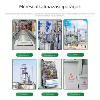 D52-2042A: DIN-sínre szerelt digitális feszültségmérő, állítható védelemmel a túl-/alulfeszültség és a túl-/alacsony áram ellen