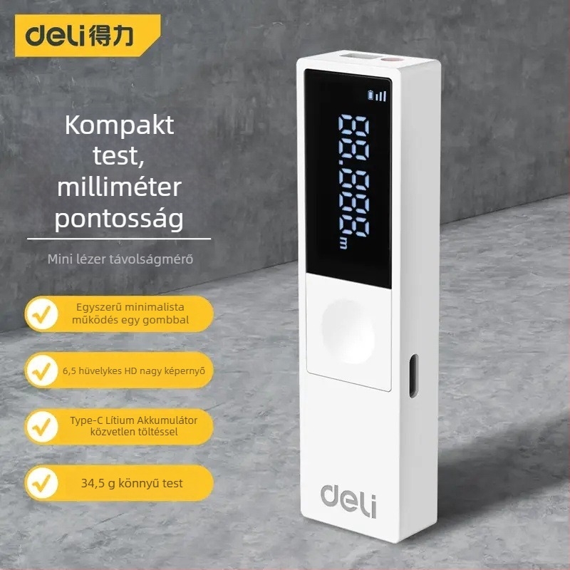 Deli DL331230 lézeres távolságmérő – 40 m hatótáv