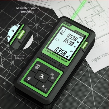 Lézeres távolságmérő, kézi, magas pontosságú, modell DL331005L