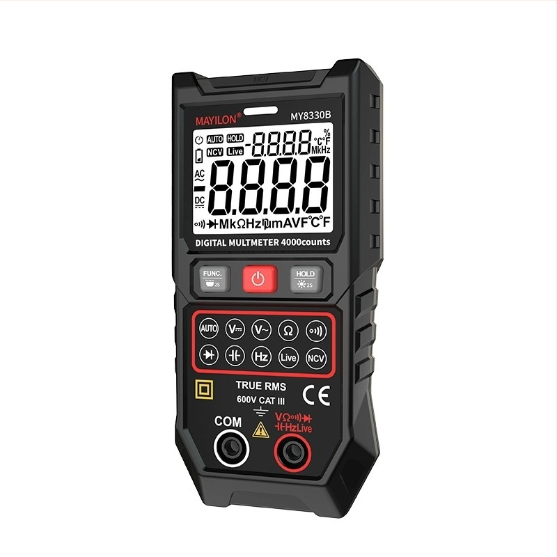 MAYILON MY8330 sorozatú okos multiméter, anti-burn 4000 technológia és automatikus feszültség- és ellenállásazonosítás