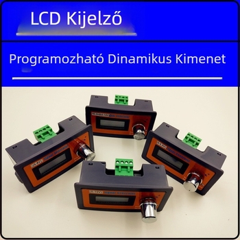 Jelgenerátor állítható feszültségforrással: 0–3,3 V, 5 V, 10 V, PLC, változó frekvenciájú servomotor, DCS szelep