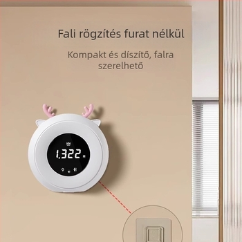 LiDAR magasság- és testsúlymérő készülék gyermekeknek – intelligens infravörös precíz elektronikus mérő, 3 hüvelykes LED kijelző, érintéses működés, újratölthető