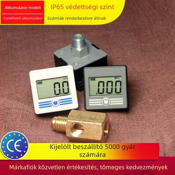 Kis hordozható digitális nyomásmérő vákuumpumpával és beépített akkumulátorral, SP-60PR