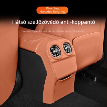 Mercedes‑Benz C‑Class (2022–2025) autóipari kiegészítő – Baochiyou hátsó ventilaációs nyílások és központi konzol védő matricája, modell tn-5222, termékkód tn-822, logónyomás elérhető