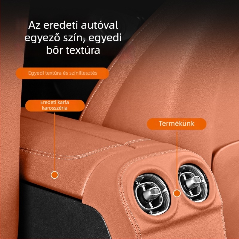 Mercedes‑Benz C‑Class (2022–2025) autóipari kiegészítő – Baochiyou hátsó ventilaációs nyílások és központi konzol védő matricája, modell tn-5222, termékkód tn-822, logónyomás elérhető