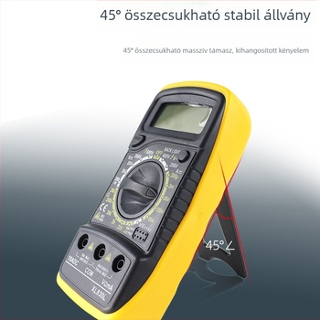 XL830L digitális multiméter, hordozható, kiváló precizitású, háttérvilágítású kijelzővel, elektromos többfunkciós műszer