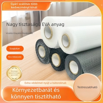Átlátszó EVA fiók- és szekrényliner — nedvességálló, vízálló, olajálló, csúszásmentes