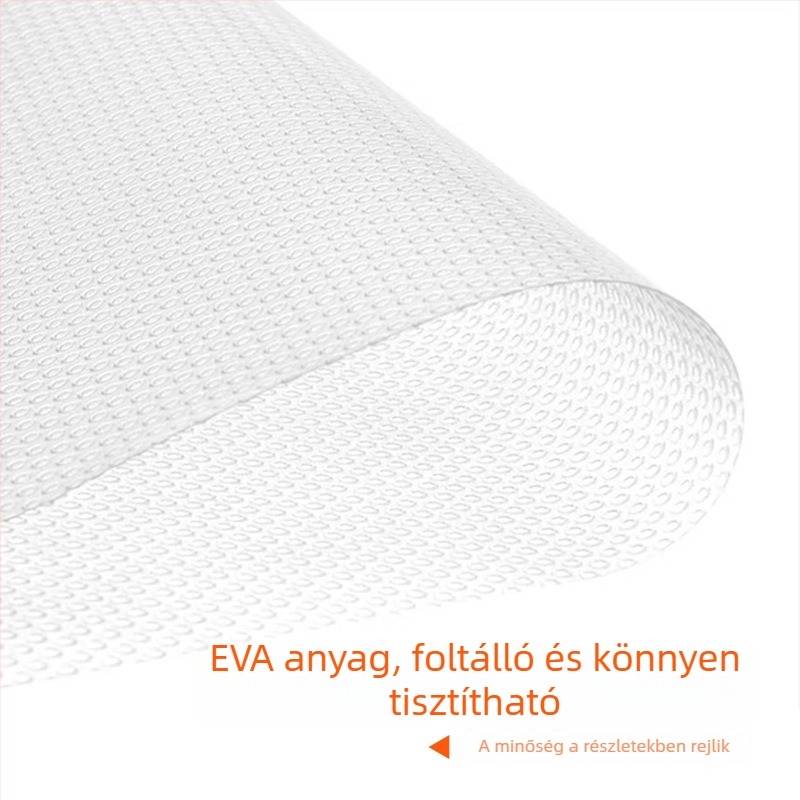 Átlátszó EVA fiók- és szekrényliner — nedvességálló, vízálló, olajálló, csúszásmentes