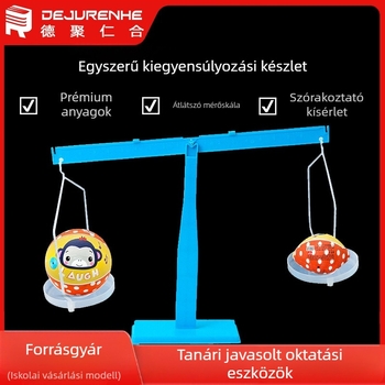 Egyszerű kiegyensúlyozó mérleg elemi iskolai kísérletekhez — Deju Renhe, kiváló minőségű műanyag